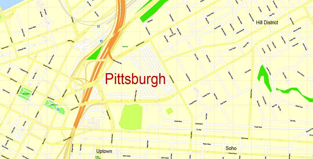 Pittsburgh maps