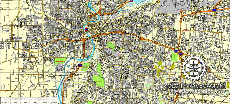 Dayton map