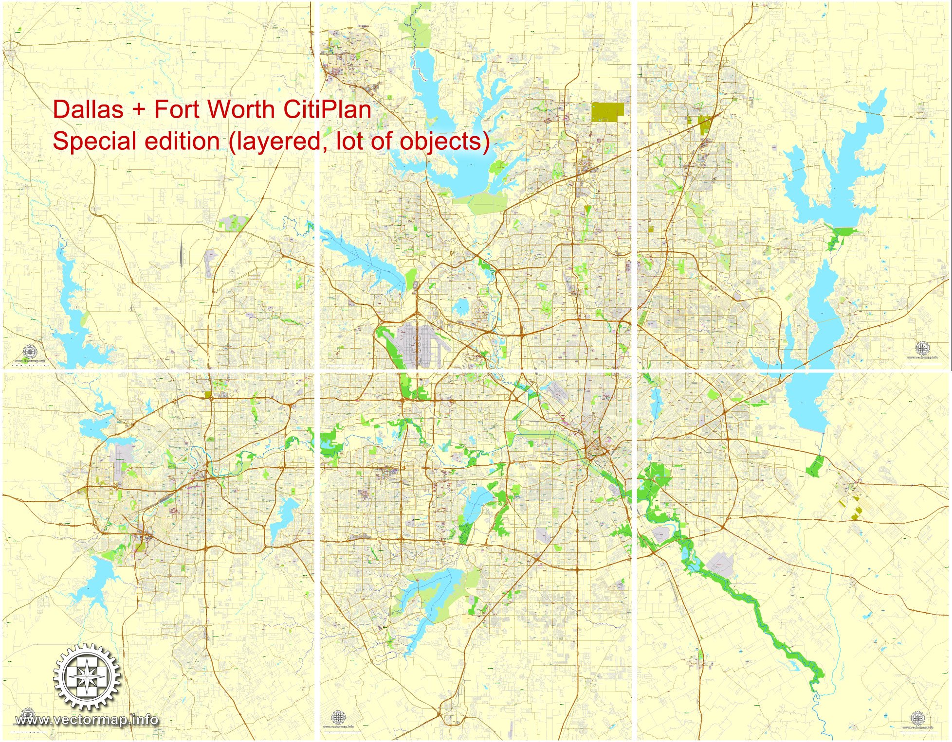 Dallas pdf maps