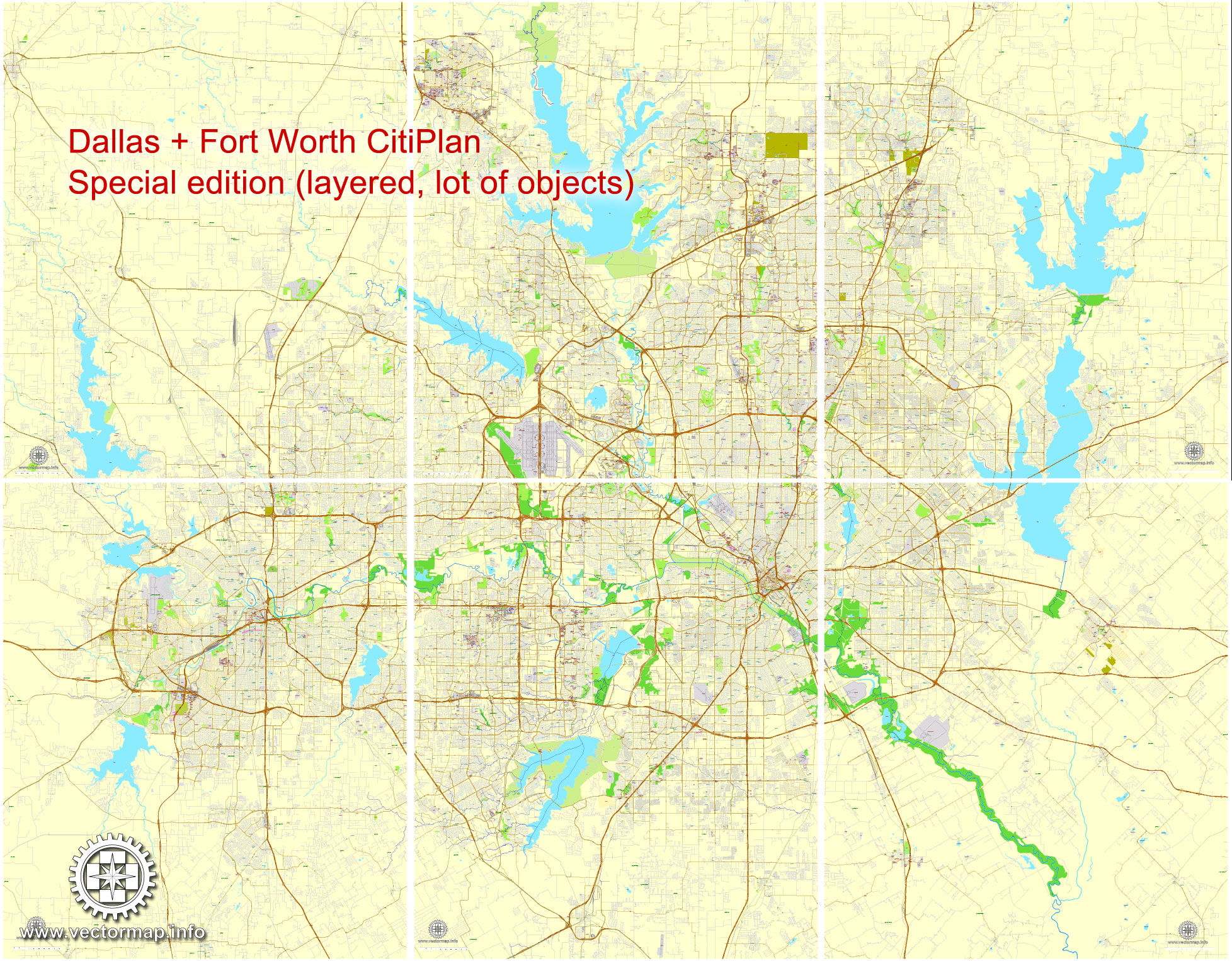 Dallas pdf maps