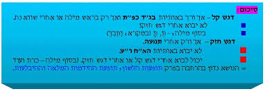 תוצאת תמונה עבור דגש קל ותבניתי