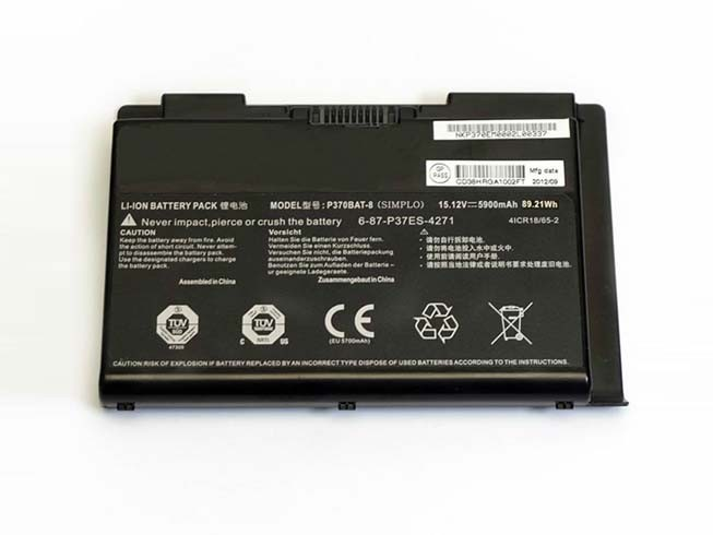CLEVO P370BAT-8 Laptop Akku