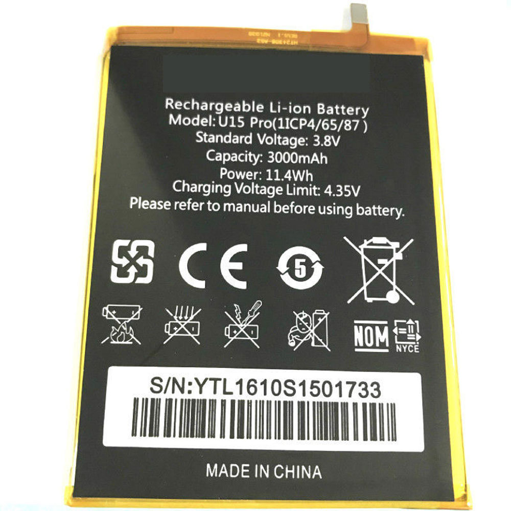 OUKITEL U15_PRO Laptop Akku
