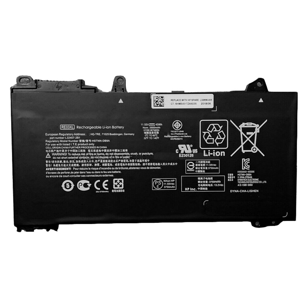 HP RE03XL Laptop Akku