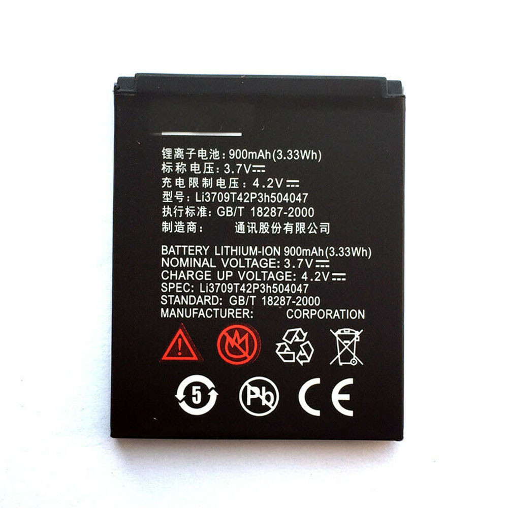 ZTE LI3709T42P3H504047 Laptop Akku