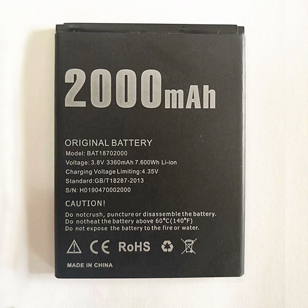 DOOGEE BAT18702000 Laptop Akku
