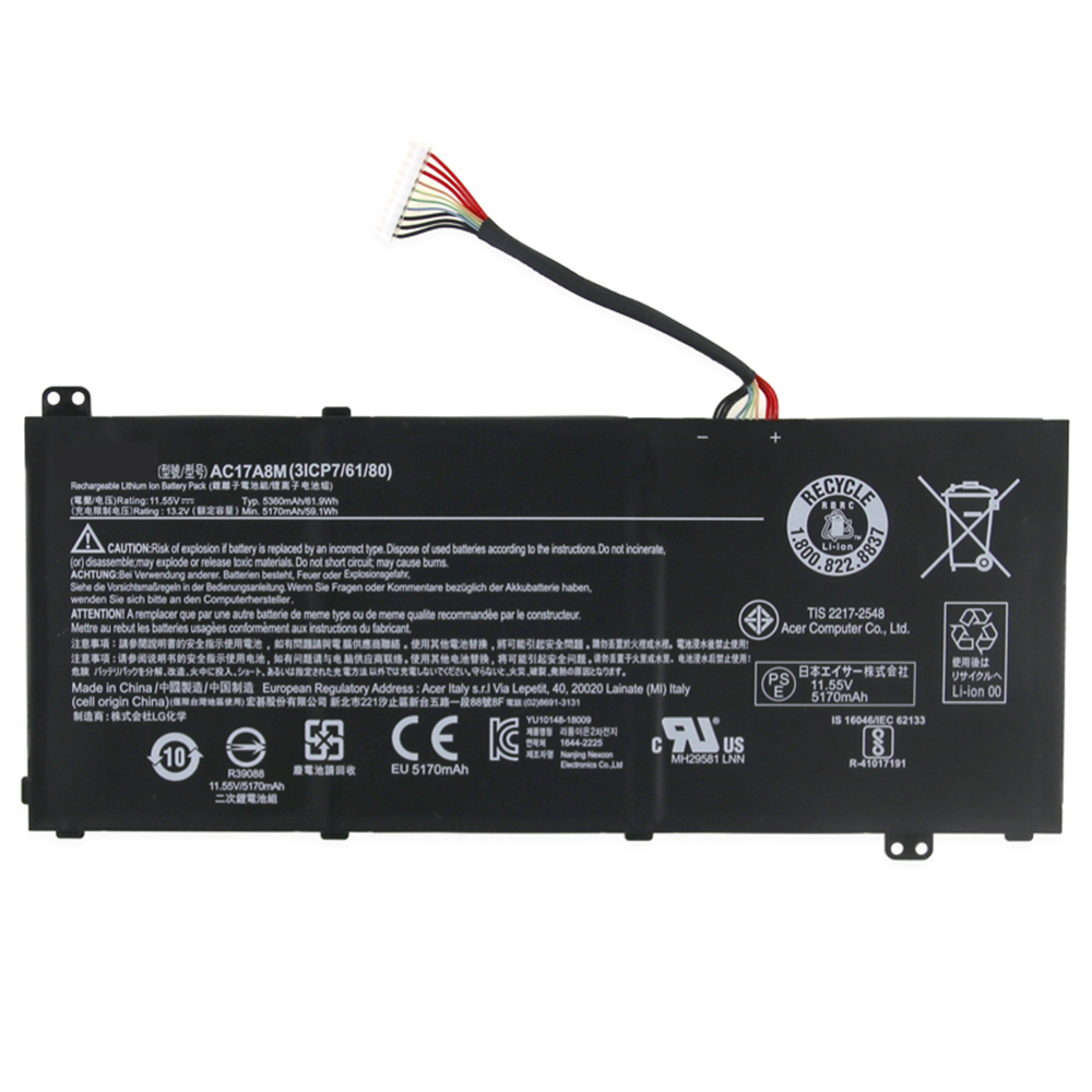 ACER  AC17A8M Laptop Akku