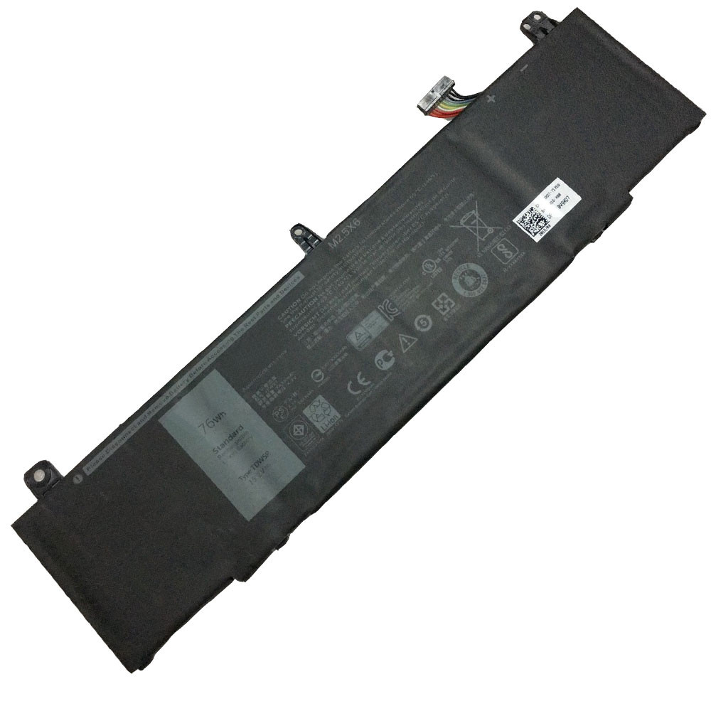 76wh 15.2V TDW5P Replacement Battery