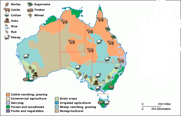 Природно ресурсный потенциал австралии и океании. Население и хозяйство Австралии карта. Промышленные центры Австралии на карте. Основные сельскохозяйственные районы Австралии на карте. Основные центры добывающей промышленности в Австралии на карте.