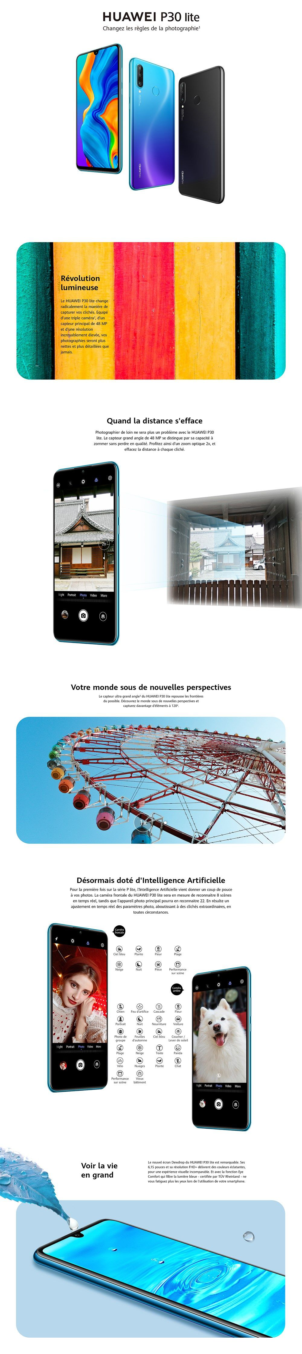 HUAWEI P30 lite Noir 128 Go