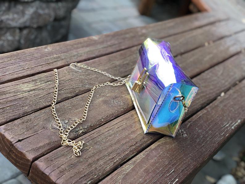 Holographic Cross Body Bag
