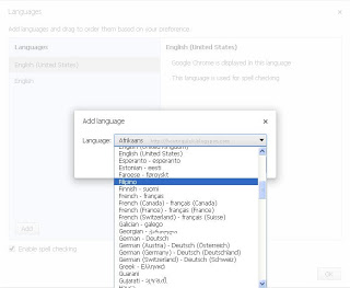 Google Chrome Add New Languages