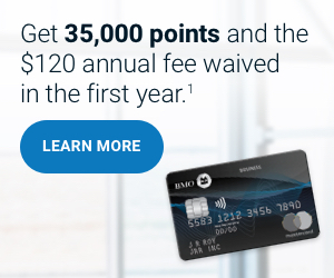 Get 35,000 welcome points, plus pay no annuel fee in the first year!