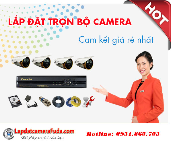 lắp đặt camera trọn bộ, lap dat camera tron bo