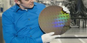 5 nanometer semiconductor wafer