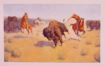 remington cowboy illustration
