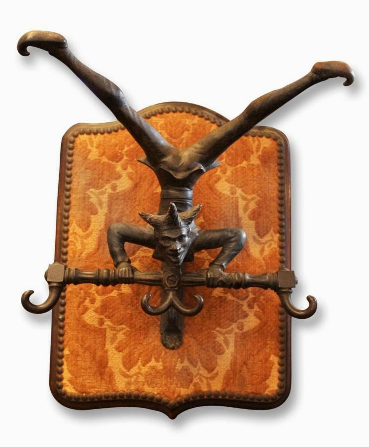 http://ogtstore.com/furniture/furnishings/19th-century-jester-cast-iron-coat-hook/