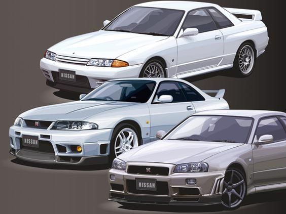 Nissan *R36* Skyline GTR Render  Nissan skyline, Skyline gtr