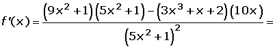 cálculo de derivadas
