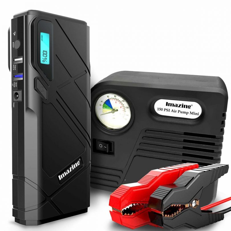 jumping a car battery