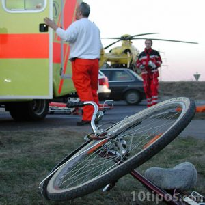 Accidente de bicicleta