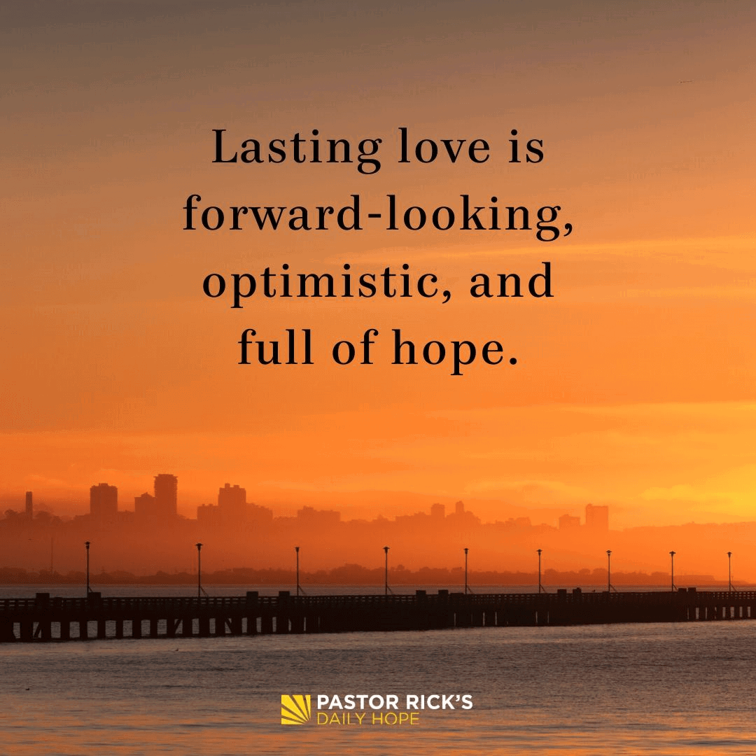 Devotional image from Rick Warren