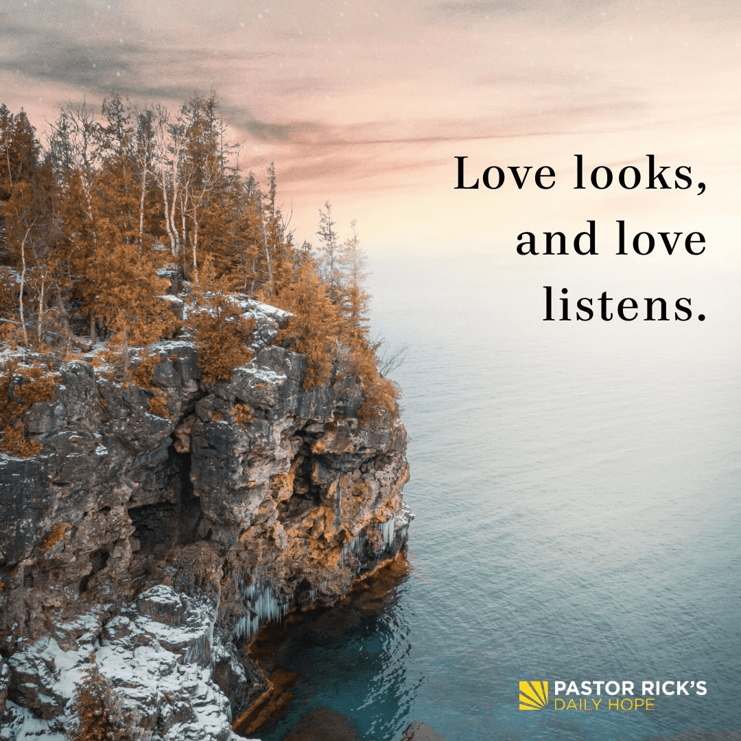 Devotional image from Rick Warren