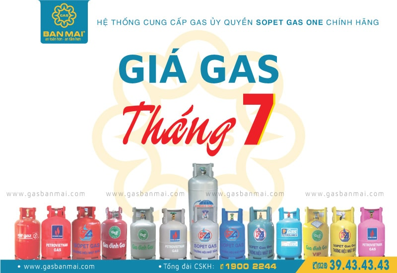 GiÃ¡ gas thÃ¡ng 7 2019