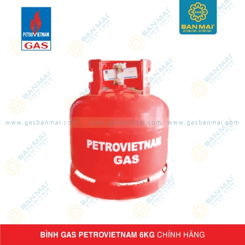 bình gas 6kg PetroVietNam