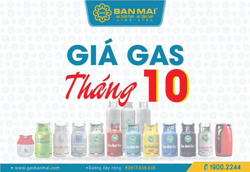 Giá gas tháng 10 2020