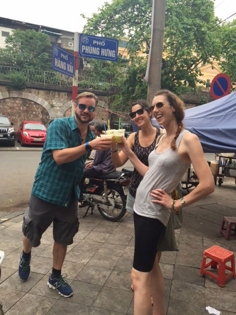 walking food tour Hanoi