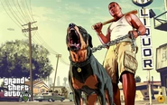 Official Gta V Artwork Franklin And Chop