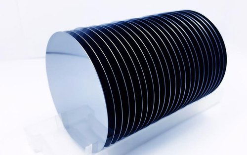 Diced silicon wafer with a dry oxide coating