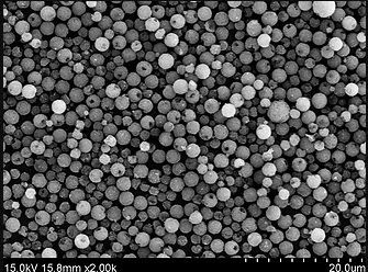 Non-functionalized or carboxyl polystyrene microparticles