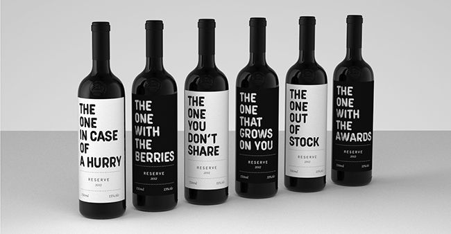 design label bottles