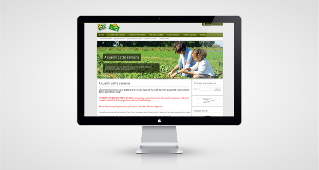 Site web internet La Cueillette de Cergy Assistech