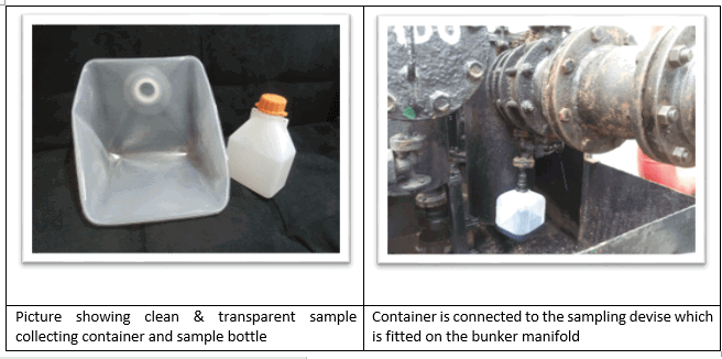 Bunker fuel oil samples 