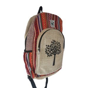 Hemp tree of life backpack