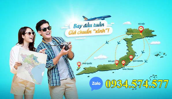 Vé máy bay trong nước Vietnam Airlines giá rẻ vào đầu tuần