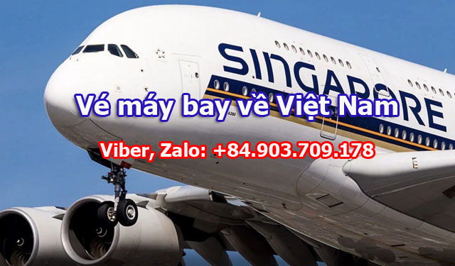 Vé máy bay từ Malaysia về Việt Nam của Singapore Airlines giá rẻ