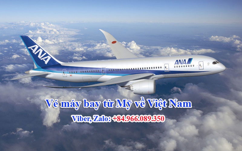 Vé máy bay từ Mỹ về Việt Nam hãng All Nippon Airways