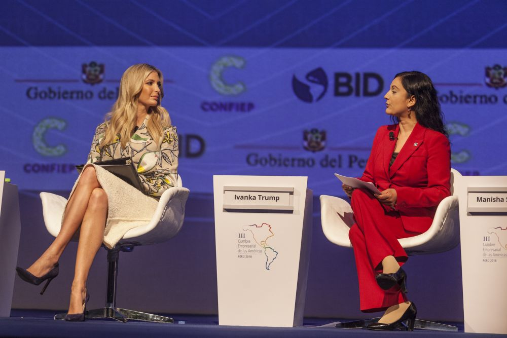 De acuerdo a Ivanka Trump, la forma en como invertimos en mujeres es sumamente vital. 