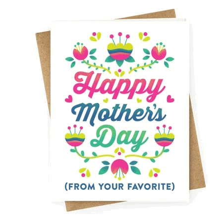 Mother day gift card