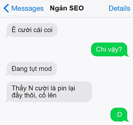 Nhắn tin thả thính bạn gái