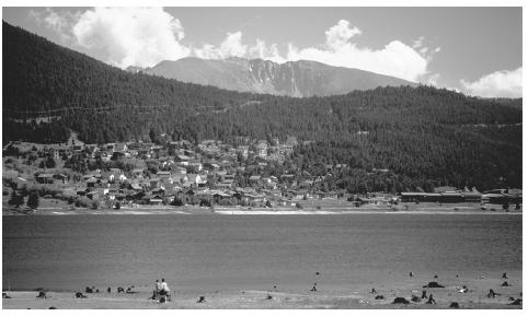 Lakes and steep hills dot the landscape of Andorra. The principality has a total land surface of 181 square miles.