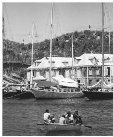 Antigua's English Harbour. Tourists are increasingly drawn to the region's sunny climate and unique cultural mix.