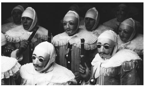 The three-day carnival at Binche, near Mons, is held just before Lent. During the Gilles carnival men dressed in bright costumes lead participants. The majority of Belgians are Catholic.