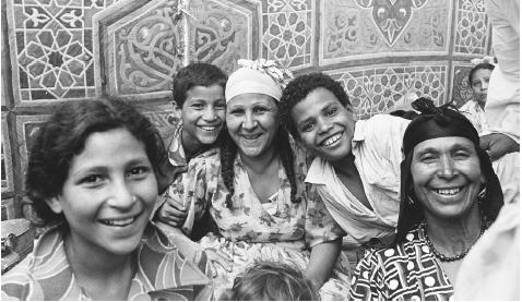 Egyptians at a festival in Cairo. Many public Egyptian holidays mark important events in the recent political history of the country.