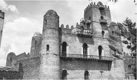 The castle of the Emperor of Fastilida in Gondar.