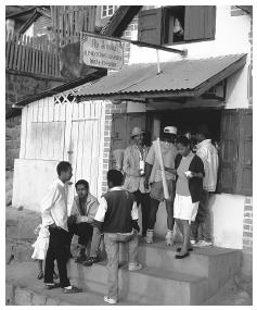 A general store in Antananarivo. The nation's capital, Antananarivo, is its most populous city, with over one million residents.